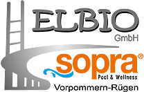 Logo ELBIO GmbH - sopra Pools und Wellness Vorpommern-Rügen